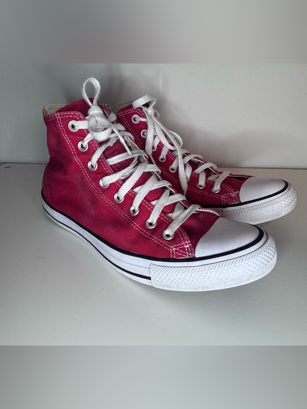 Red Converse Chuck Taylor All Star High Top Shoes